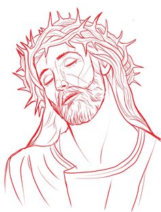 236x310 Tattoo Sketches And Drawings How To Draw Jesus, Step - Simple Jesus Drawing