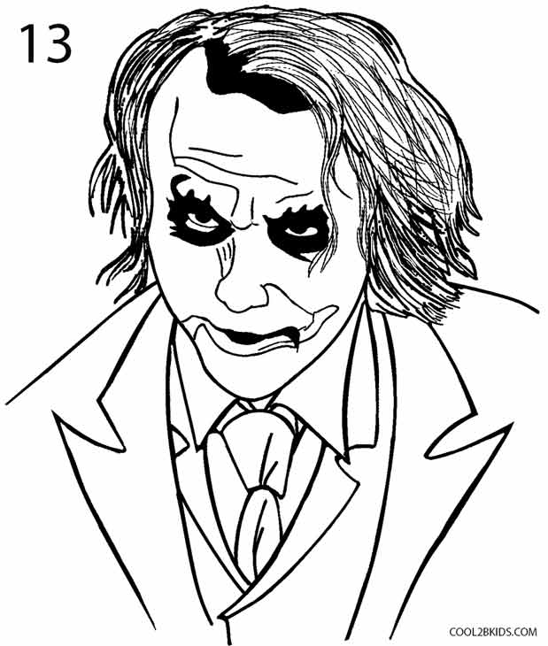 Simple Joker Drawing at PaintingValley.com | Explore collection of ...