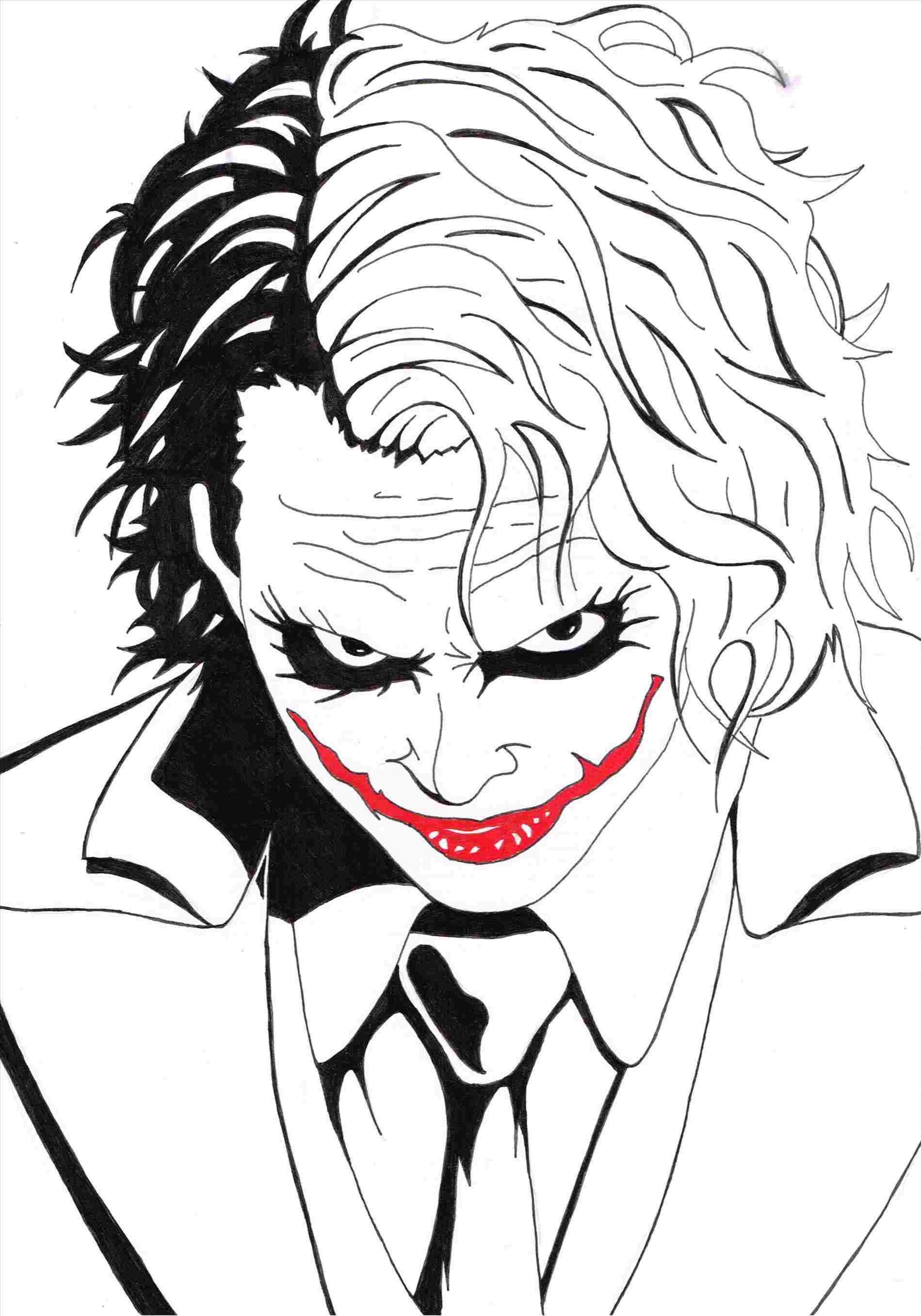 Pencil Sketch Joker - Easy Guide to Draw His Iconic Face