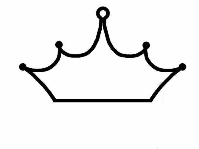640x480 simple king crown drawing - Simple King Crown Drawing