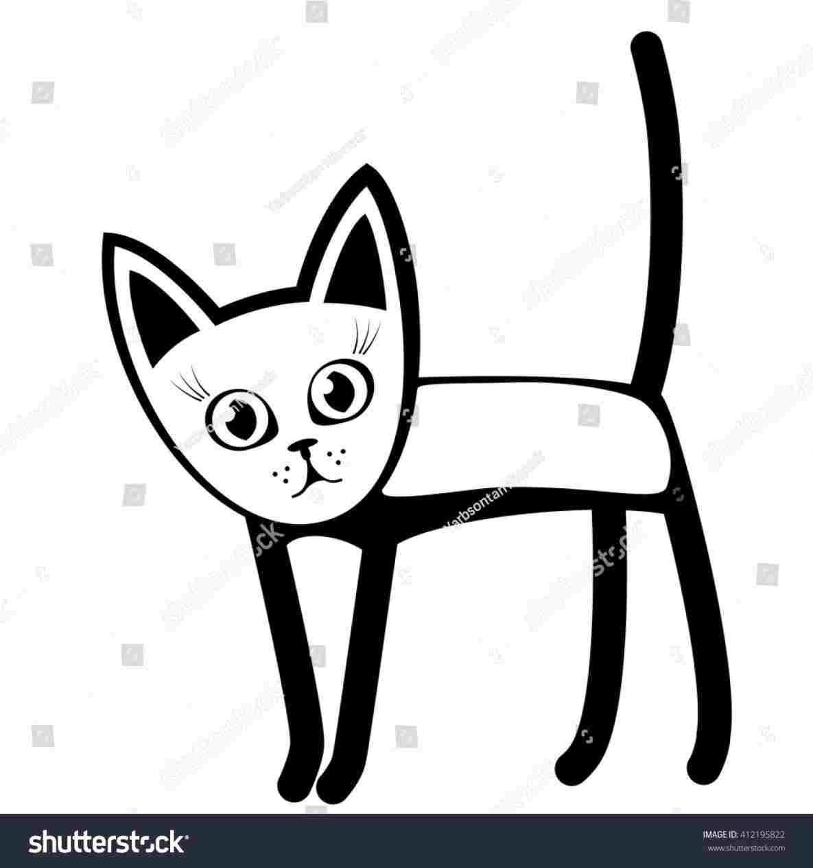 1185x1264 for kids rhyoutubecom how simple kitten drawing to draw a cute - Simple Kitten Drawing