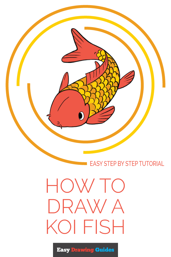 600x900 How To Draw A Koi Fish - Simple Koi Fish Drawing