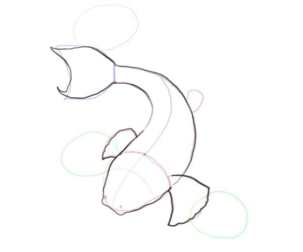 600x500 simple koi fish drawing koi fish drawings drawing factory deve - Simple Koi Fish Drawing