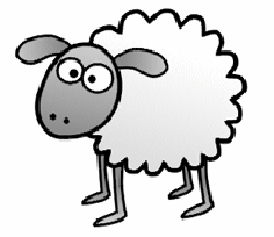 250x216 how to draw sheep lambs drawing tutorials drawing how - Simple Lamb Drawing