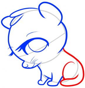 290x302 How To Draw How To Draw A Leopard For Kids - Simple Leopard Drawing