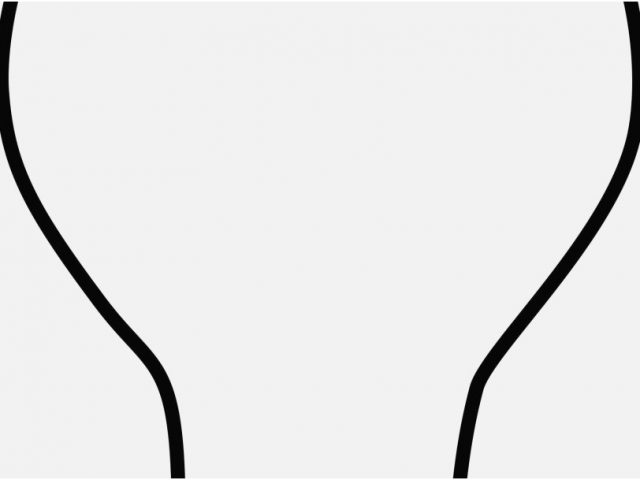 640x480 light bulb coloring - Simple Light Bulb Drawing