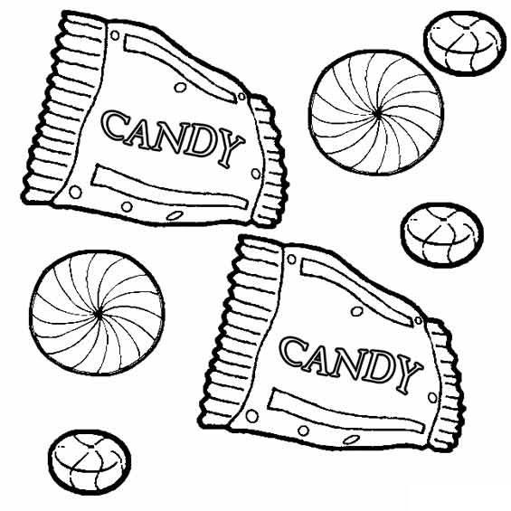565x565 Gingerbread House Coloring Pages Simple Line Drawing Candy - Simple Line Drawing Of A House
