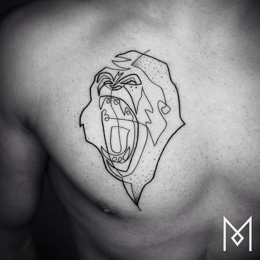 880x880 Minimalist Tattoo - Simple Line Drawing Tattoos