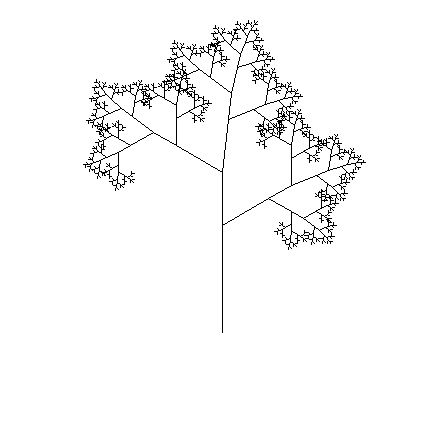 444x424 Drawing Trees With Turtles - Simple Line Drawing Tree