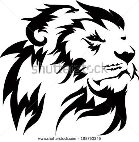 450x459 Simple Drawing Of A Lion Head Archives - Simple Lion Head Drawing