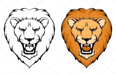 235x150 Simple Lion Drawing Easy Lion Face Drawing - Simple Lion Head Drawing