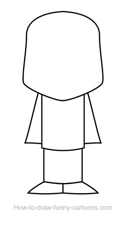 250x445 Man Drawing - Simple Man Drawing