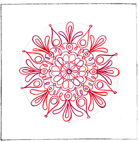 450x462 how to draw a mandala learn how to draw mandalas for spiritual - Simple Mandala Drawing