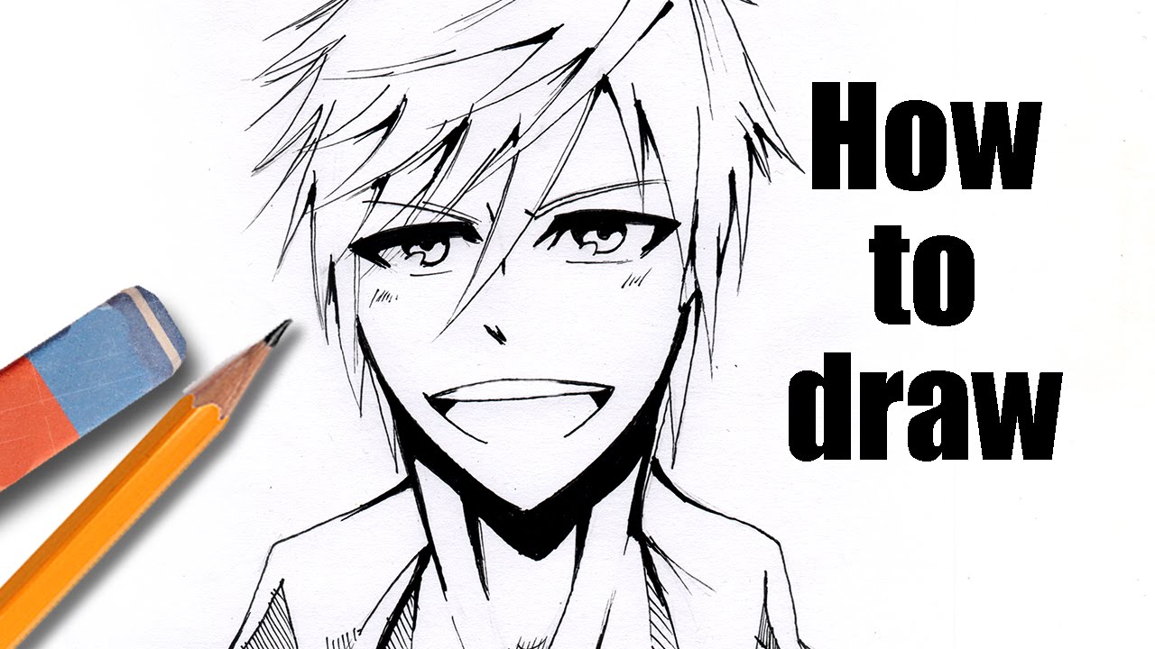 1280x720 how to draw a manga character - Simple Manga Drawings