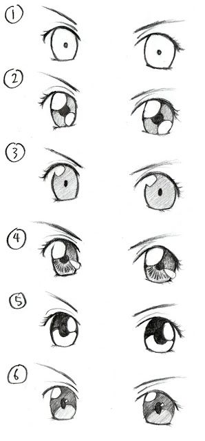 298x640 johnnybro's how to draw manga drawing manga eyes - Simple Manga Drawings