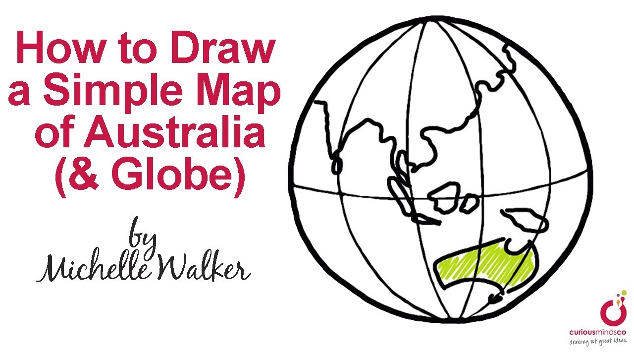 1280x720 How To Draw A Simple Map Of Australia - Simple Map Drawing