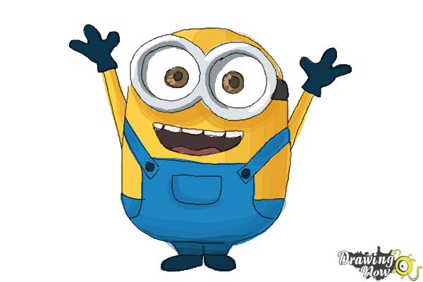 600x400 How To Draw A Minion Step - Simple Minion Drawing
