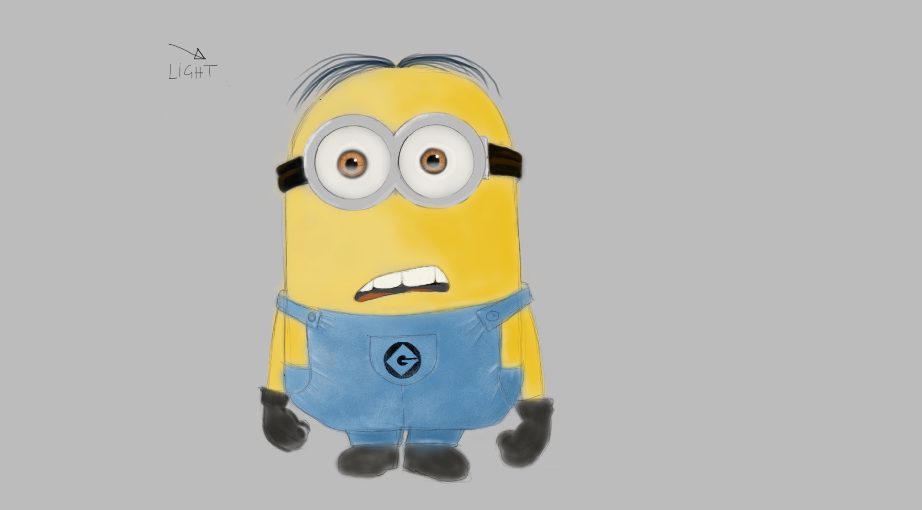 1873x1035 How To Draw A Minion - Simple Minion Drawing