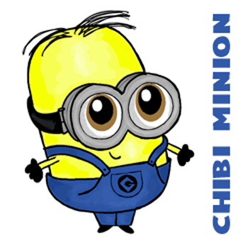 350x350 How To Draw Chibi Baby Minions With Easy Step - Simple Minion Drawing