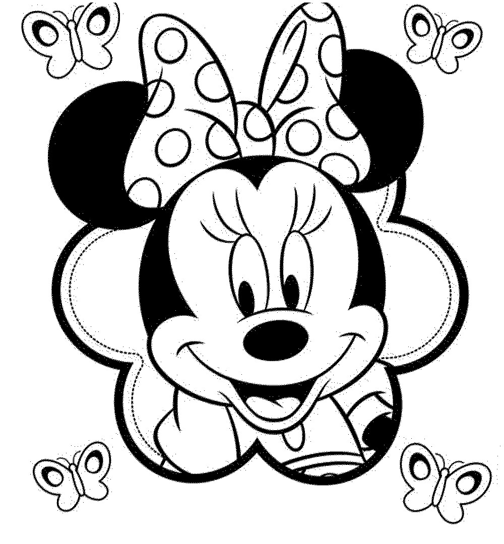 Simple Minnie Mouse Drawing at PaintingValley.com ...