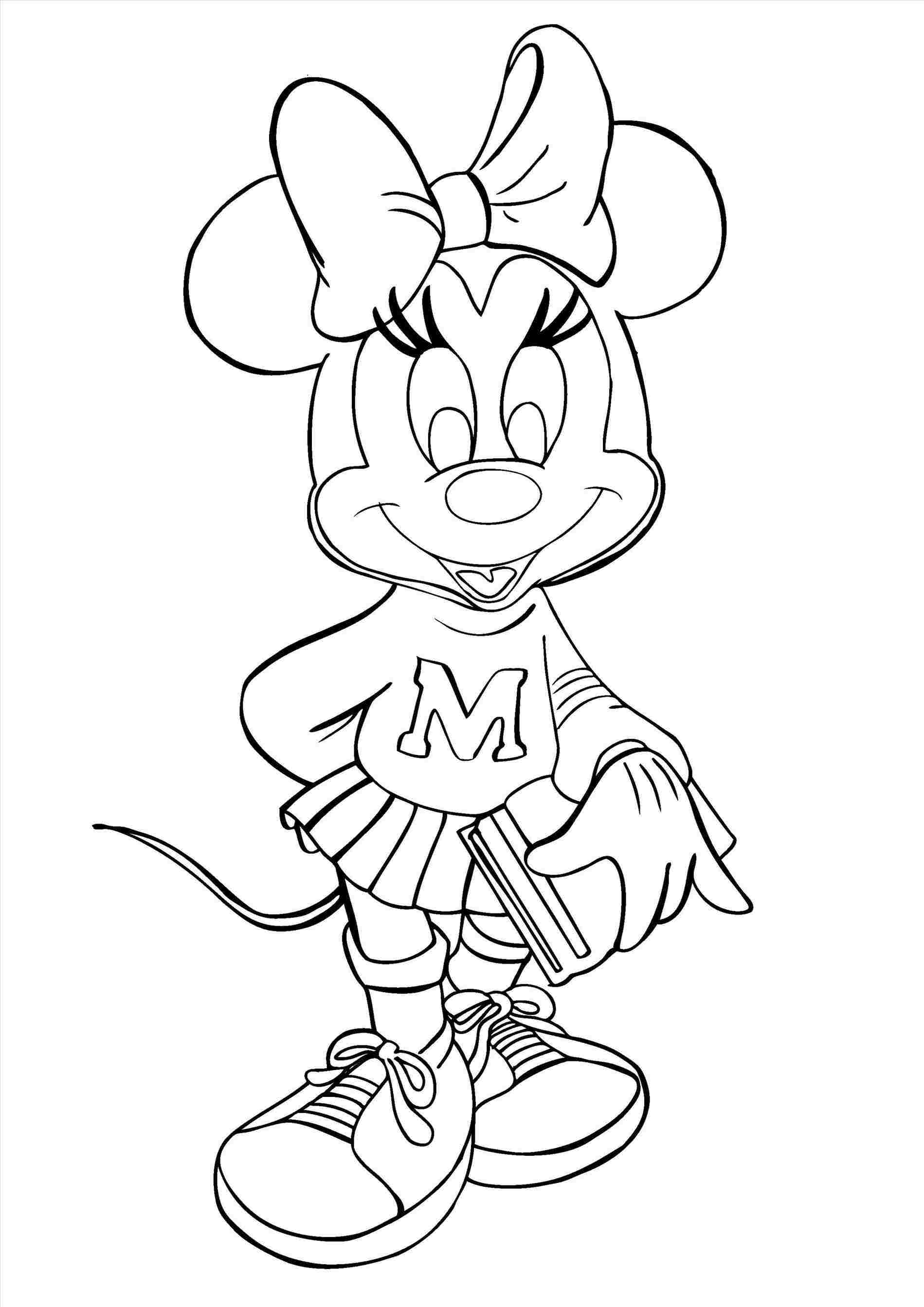 1899x2687 Minnie Mouse Drawing Step - Simple Minnie Mouse Drawing