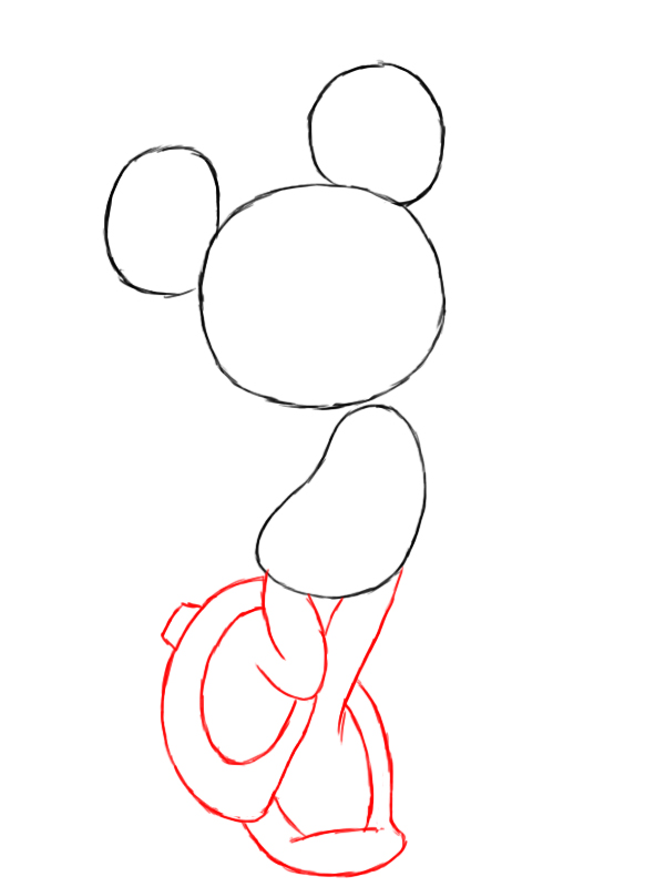 582x800 How To Draw Minnie Mouse - Simple Minnie Mouse Drawing