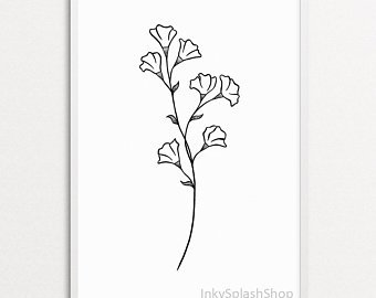 340x270 Mistletoe Ink Drawing Printable Meet Me Under The Mistletoe Etsy - Simple Mistletoe Drawing