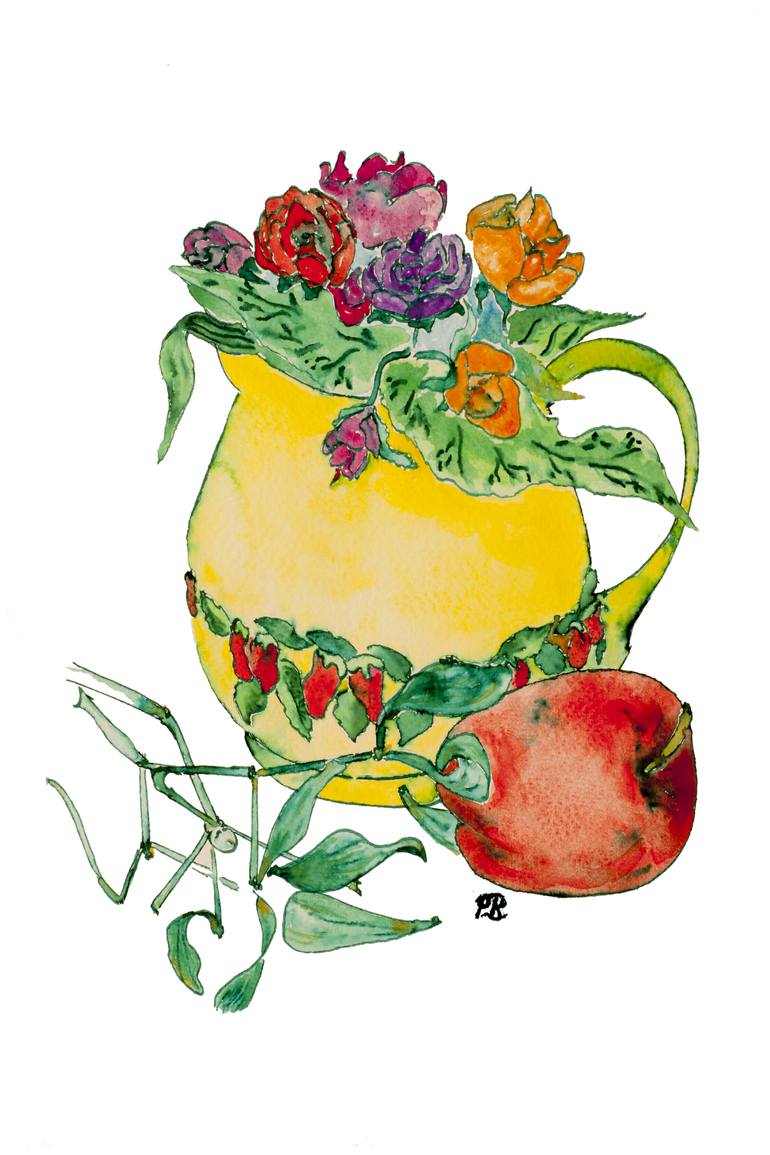 770x1155 Simple Spring Colors Ii - Simple Mistletoe Drawing