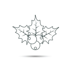 240x240 Stock Photos, Royalty Free Images, Graphics, Vectors Videos - Simple Mistletoe Drawing