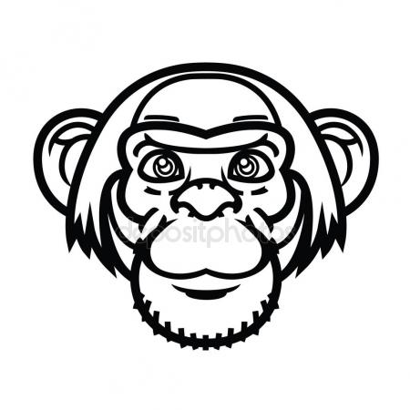 450x450 Simple Globe Drawing - Simple Monkey Face Drawing