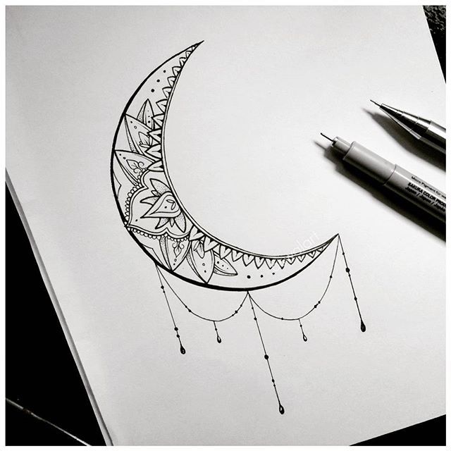 640x640 Moon Drawing Free Download - Simple Moon Drawing