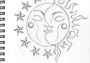 300x210 Sun Easy Simple Sun And Moon Drawing And Moon Drawings - Simple Moon Drawing