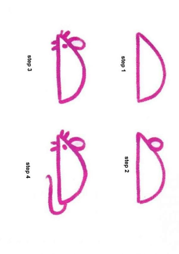 601x850 How To Draw A Simple Mouse Simple Art Drawings, Easy Drawings - Simple Mouse Drawing
