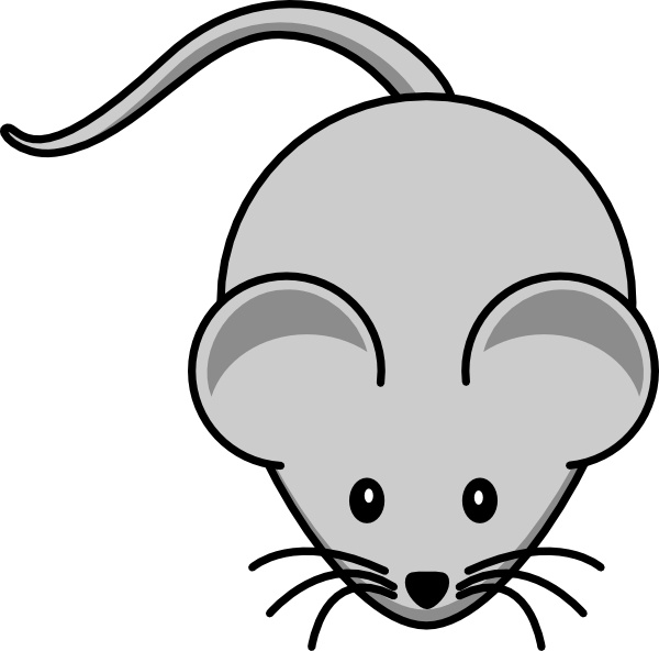 600x592 Simple Cartoon Mouse Clip Art Free Vector In Open Office Drawing - Simple Mouse Drawing