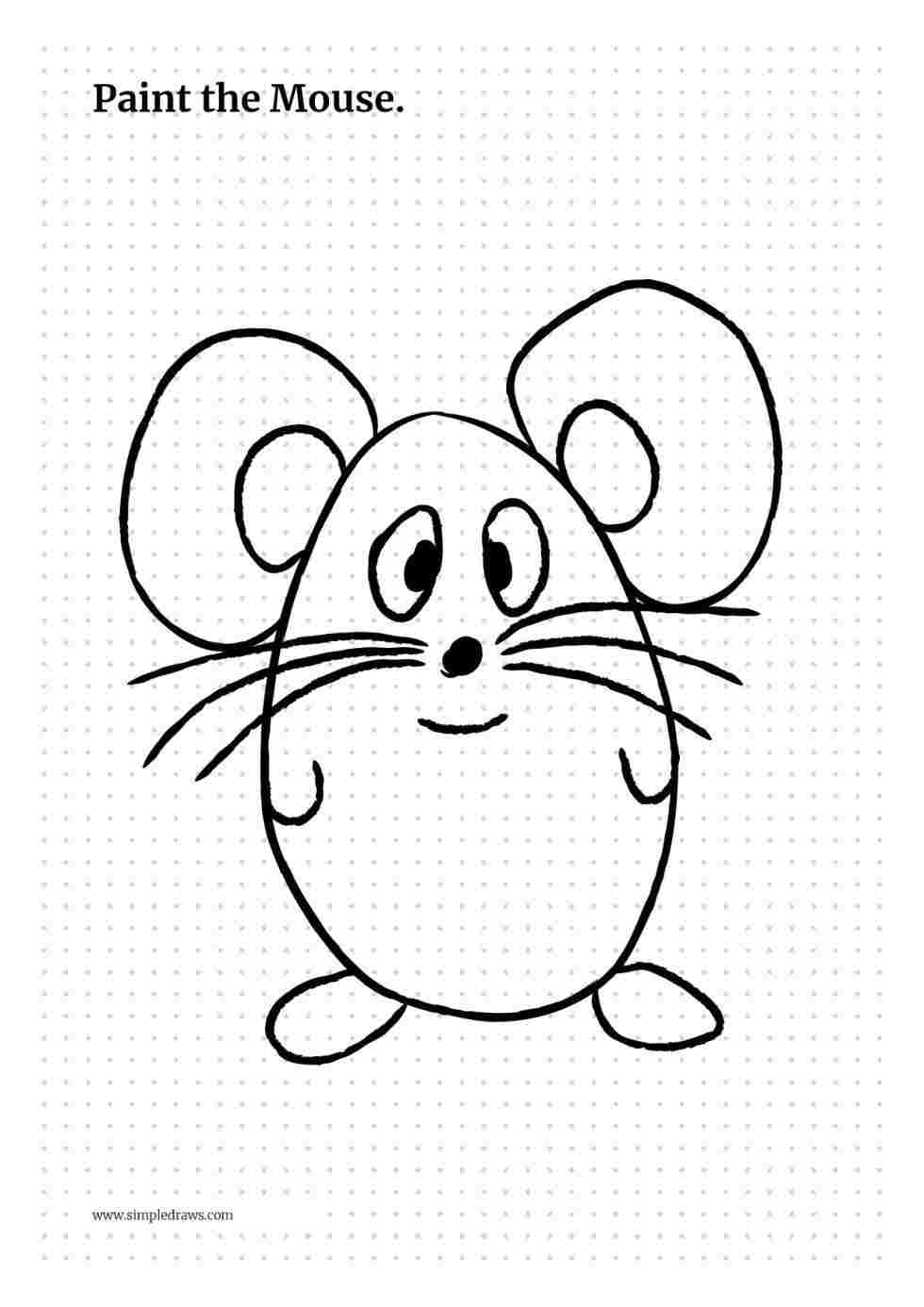 980x1386 Cat Cartoon Sketch Tom And Rh - Simple Mouse Drawing