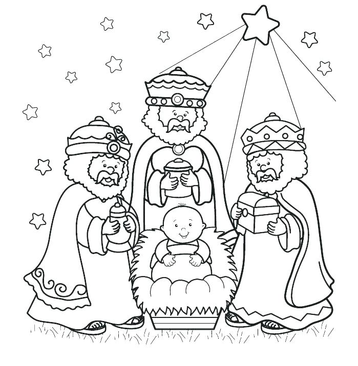 Simple Nativity Drawings at PaintingValley.com | Explore collection of ...