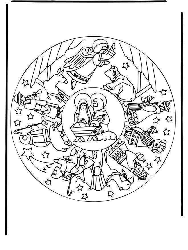 660x880 Nativity Coloring Pages Simple Hand Drawing - Simple Nativity Drawings