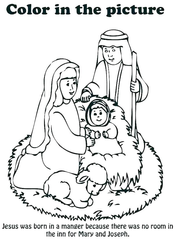 618x830 Simple Nativity Design Scene Childrens Pictures Sammie Henson - Simple Nativity Drawings
