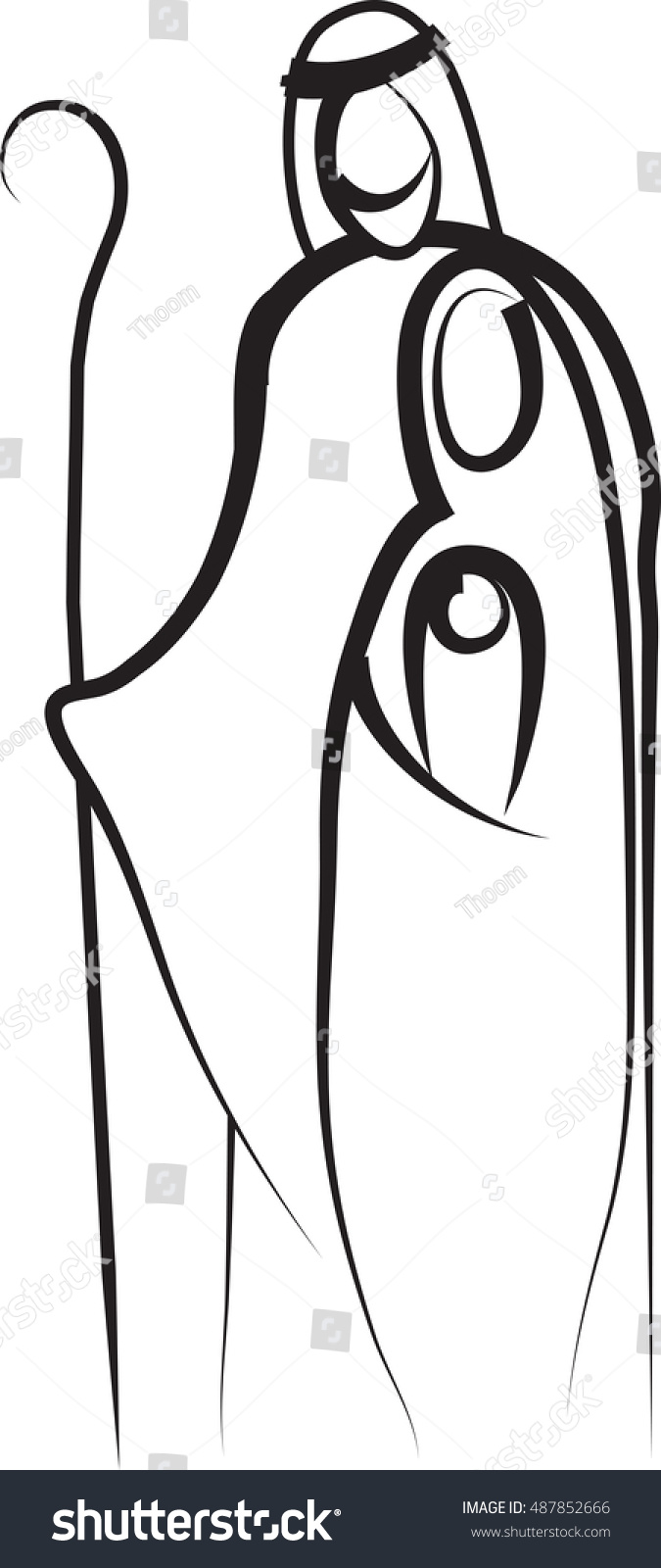 675x1600 Huge Collection Of 'nativity Line Drawing' Download More Than - Simple Nativity Scene Drawing