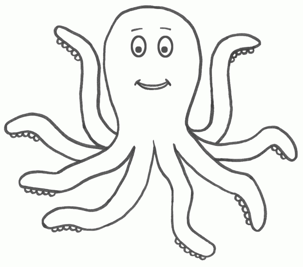 Simple Octopus Drawing