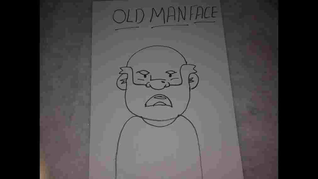 1011x569 Simple Full Body Old Man Drawing - Simple Old Man Drawing
