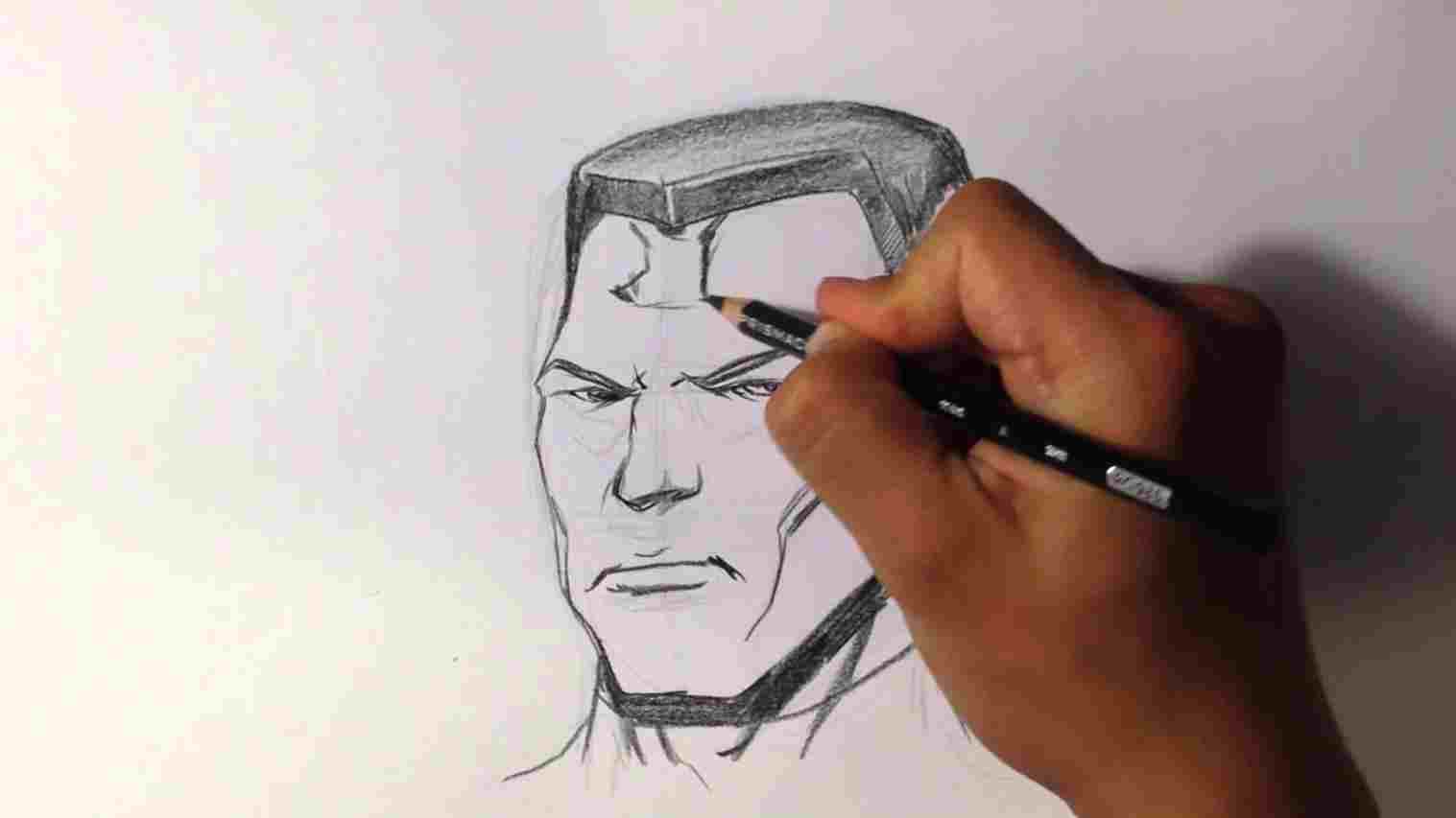 1517x853 Simple Old Man Face Drawing - Simple Old Man Drawing