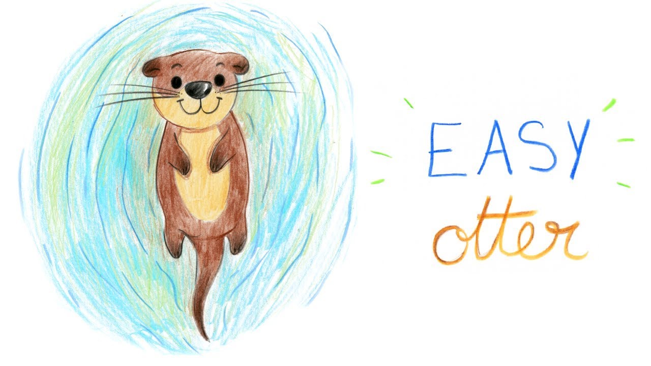 Simple Otter Drawing at Explore collection of