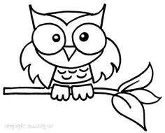 Simple Owl Drawing