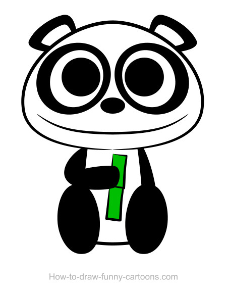 450x580 Panda Drawing - Simple Panda Drawing