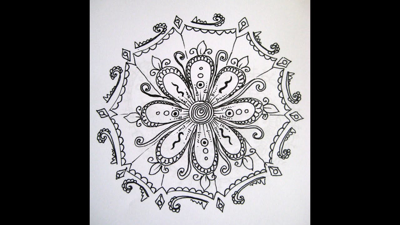 1280x720 How To Draw A Simple Paisley Pattern - Simple Patterns Drawing