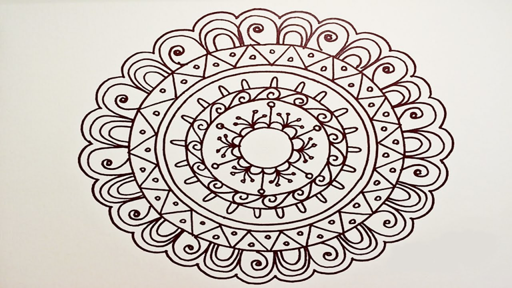 1024x576 Easy Mandala Patterns - Simple Patterns Drawing