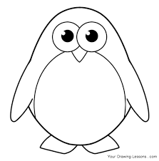 223x226 image result for simple penguin drawing sewing penguin drawing - Simple Penguin Drawing