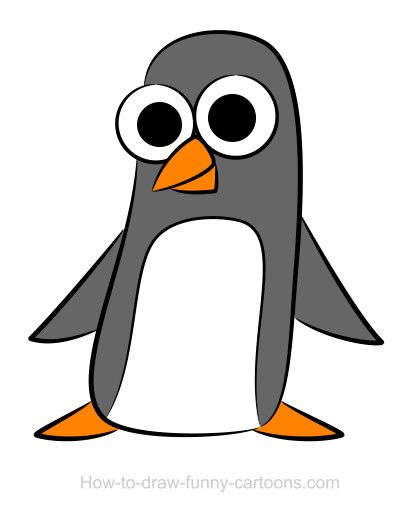 420x518 Penguin Drawings - Simple Penguin Drawing