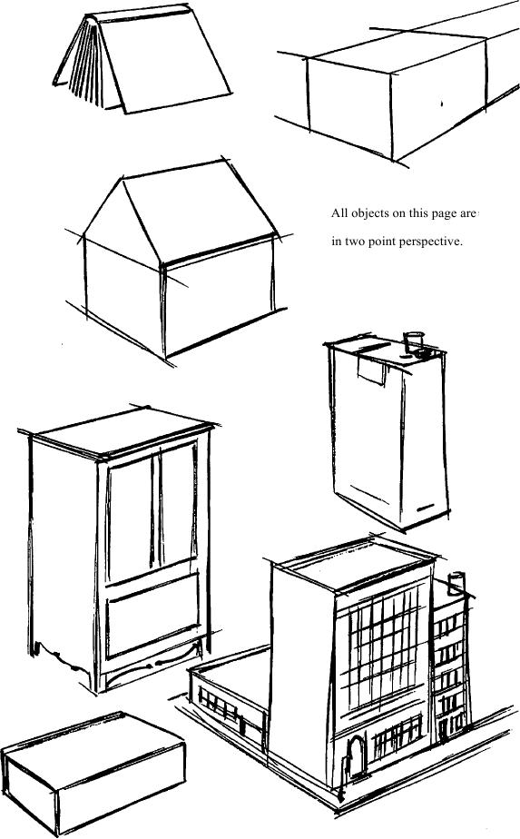 573x924 Simple Lesson In Perspective Drawing - Simple Perspective Drawing